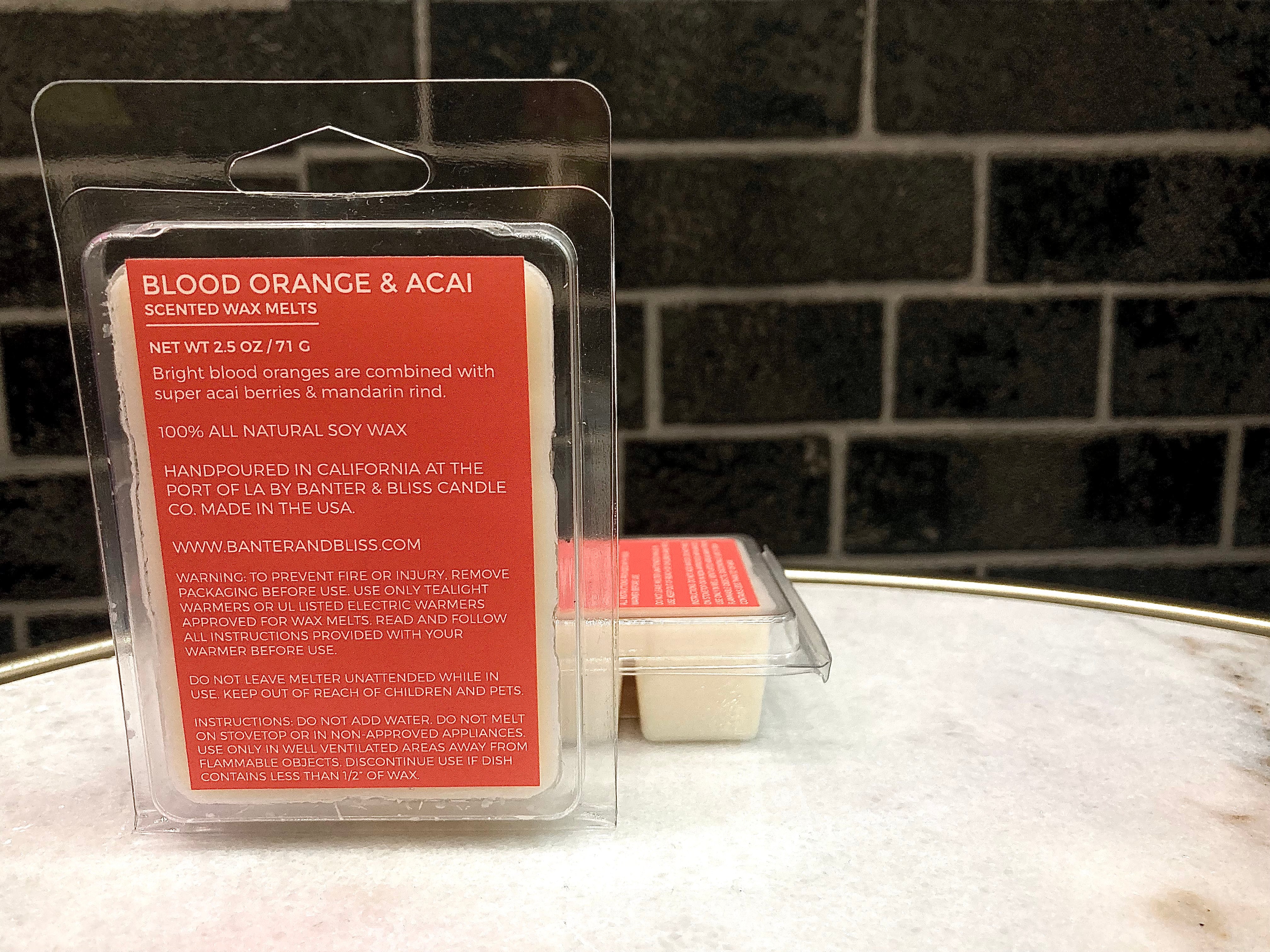 Blood Orange & Acai Soy Wax Melts (2.5 oz. | 71 g)