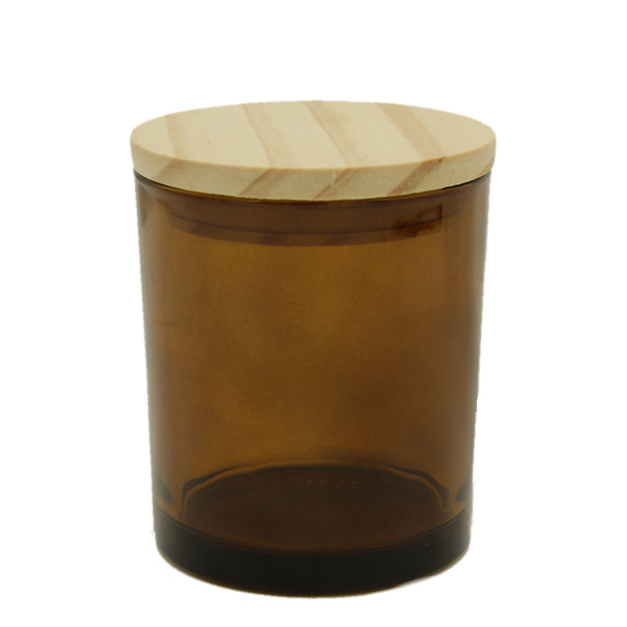 Amber Vessel Upgrade with Natural Wood Lid