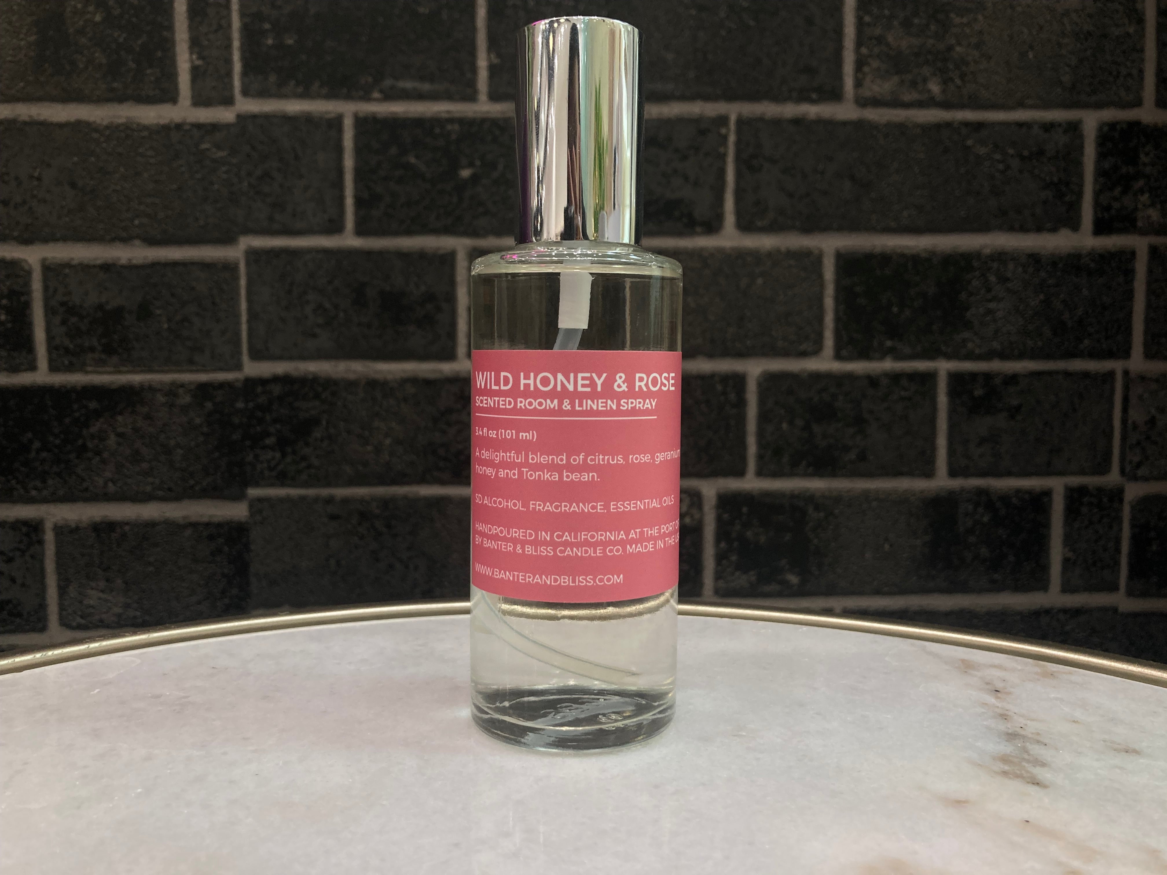Wild Honey & Rose Room & Linen Spray (3.4 oz. | 101 mL)