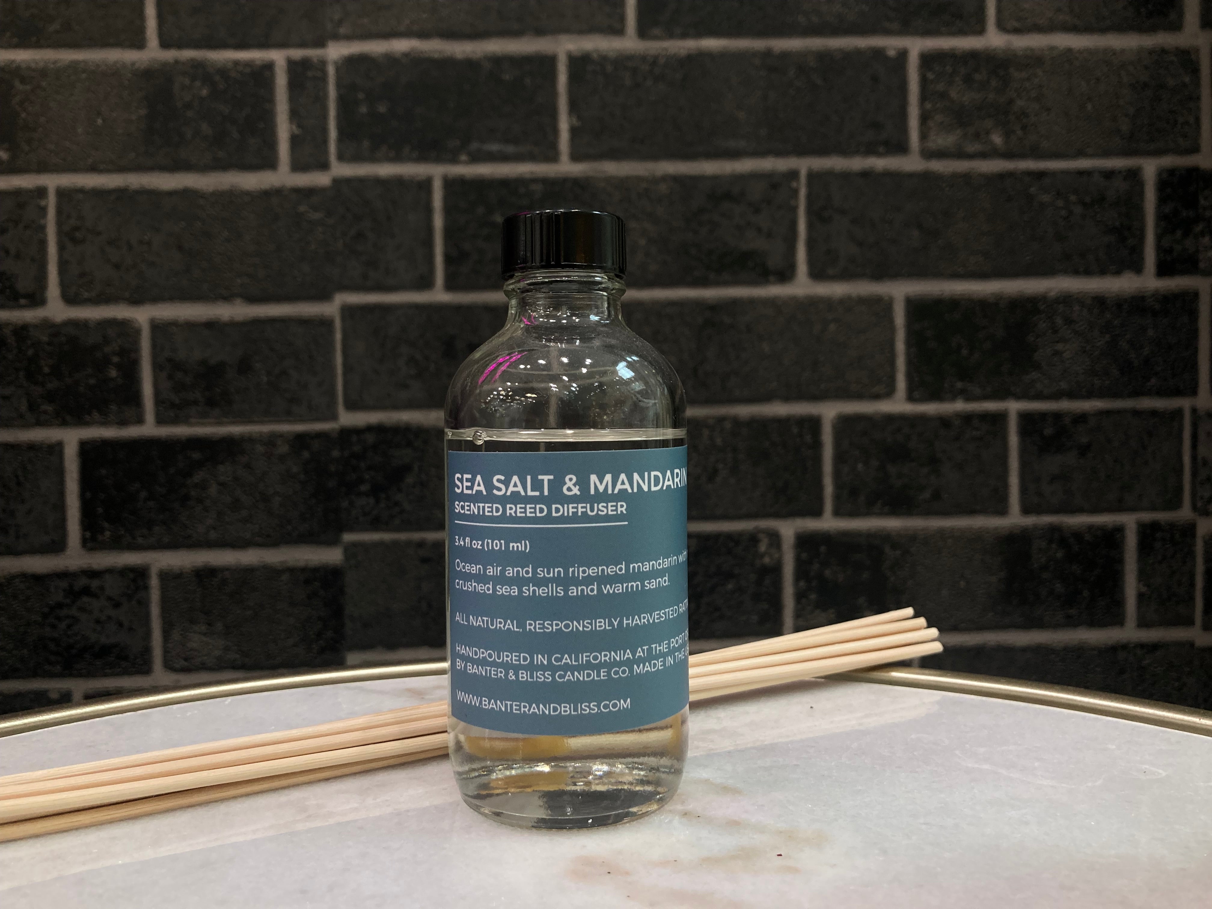 Sea Salt & Mandarin Scented Reed Diffuser (3.5 fl. oz. | 104 mL)