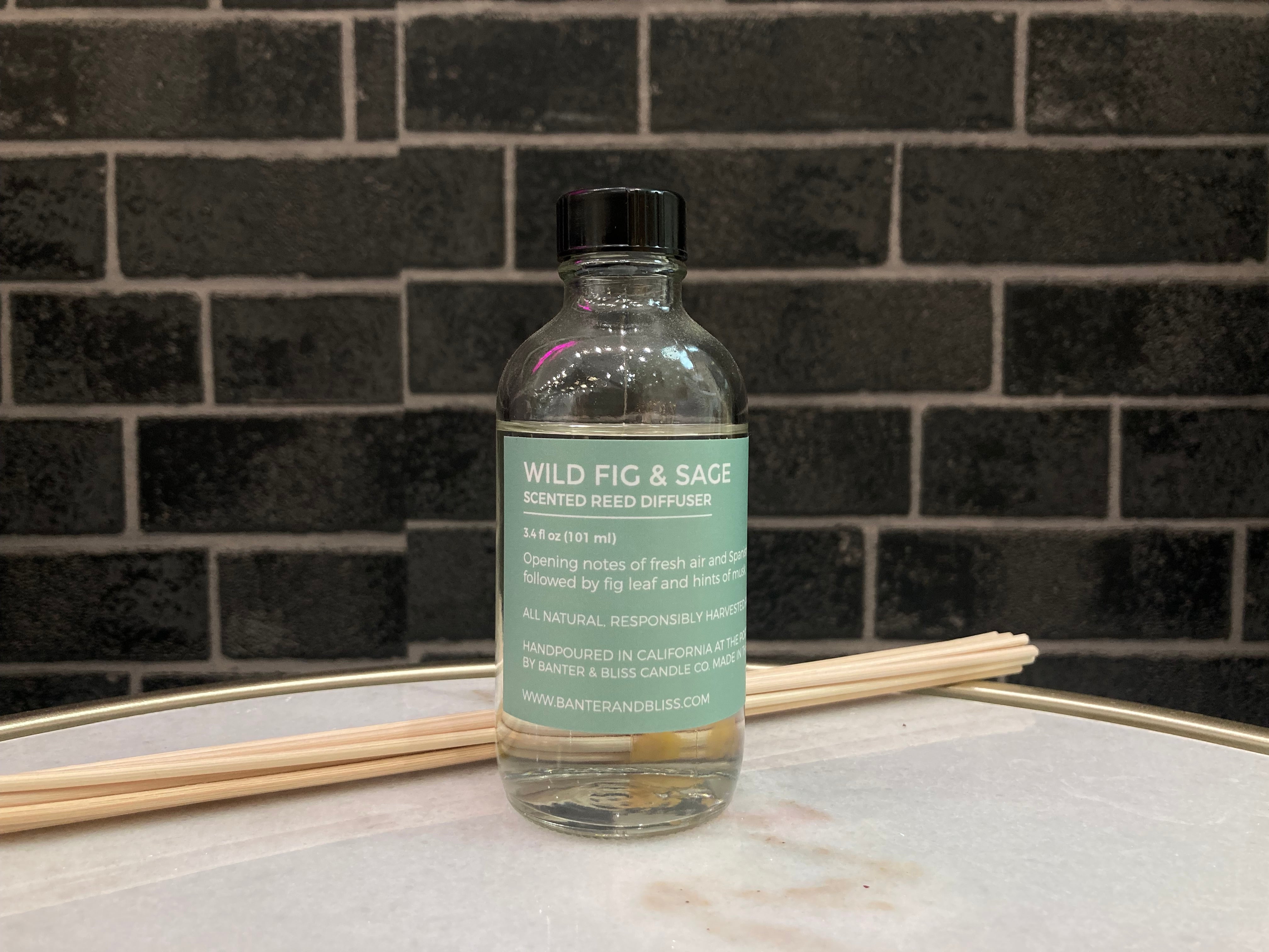 Wild Fig & Sage Scented Reed Diffuser (3.5 fl. oz. | 104 mL)