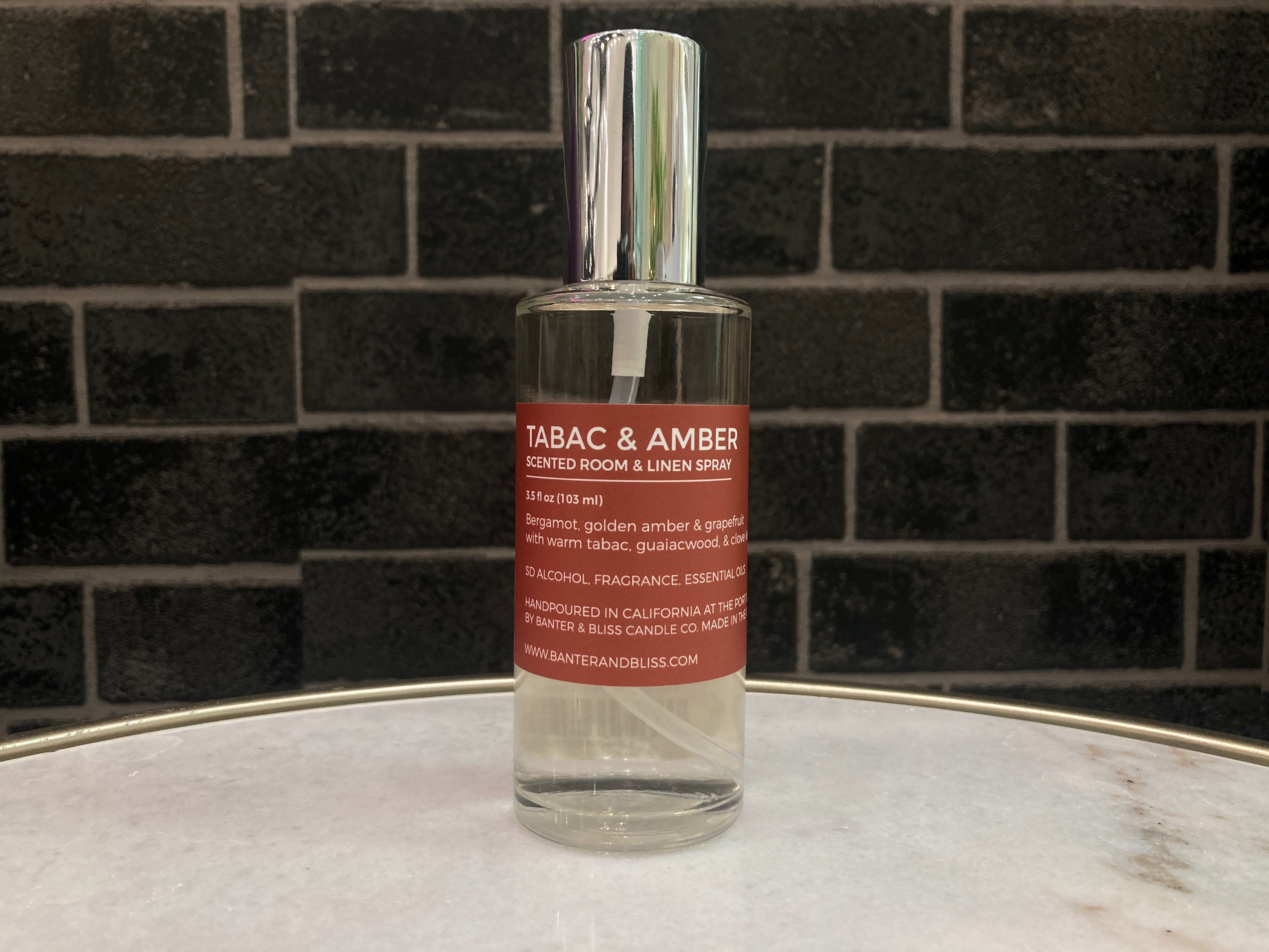 Tabac & Amber Room & Linen Spray (3.5 oz. | 104 mL)