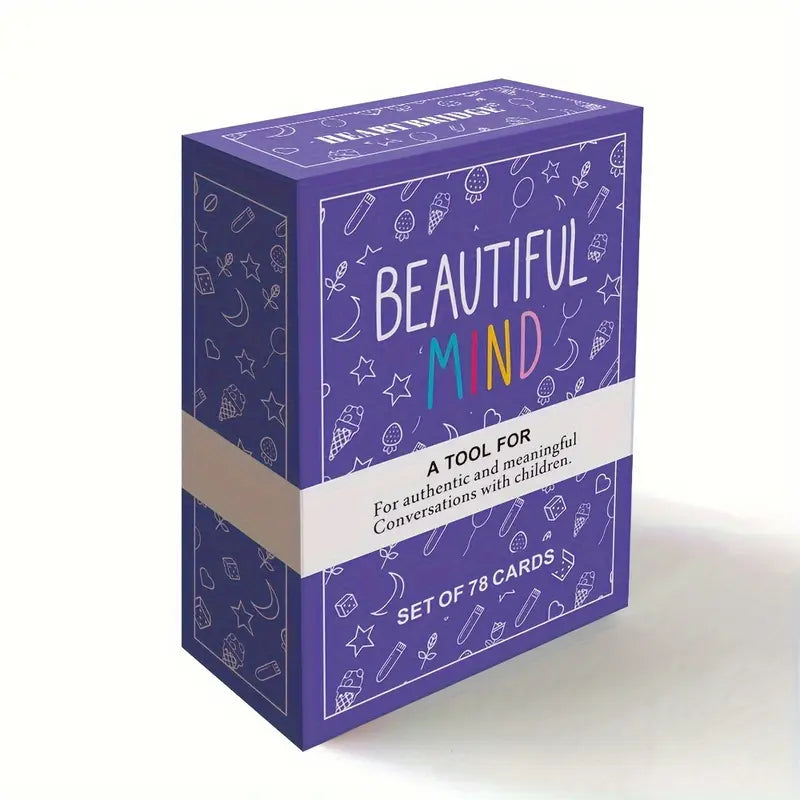 Beautiful Mind Parent-Dialogue Cards - 78 Cards for Genuine and Meaningful Conversations