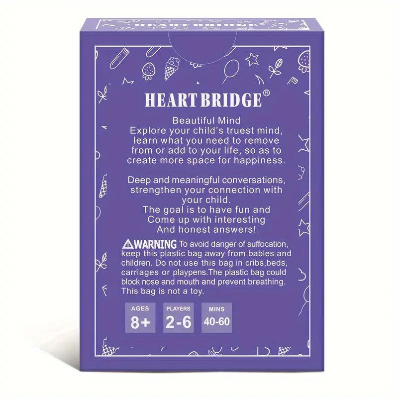 Beautiful Mind Parent-Dialogue Cards - 78 Cards for Genuine and Meaningful Conversations