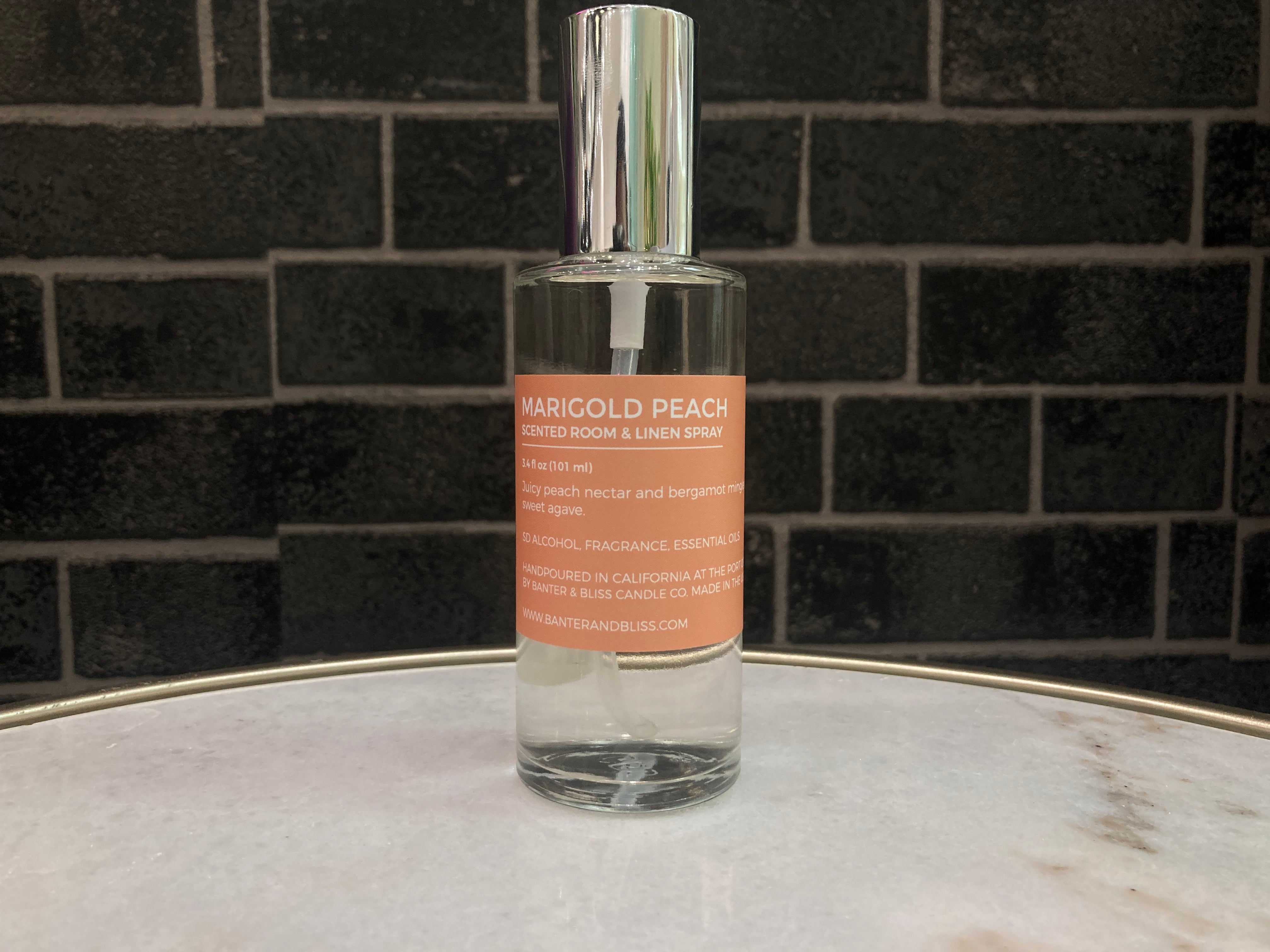 Marigold Peach Room & Linen Spray (3.4 oz. | 101 mL)