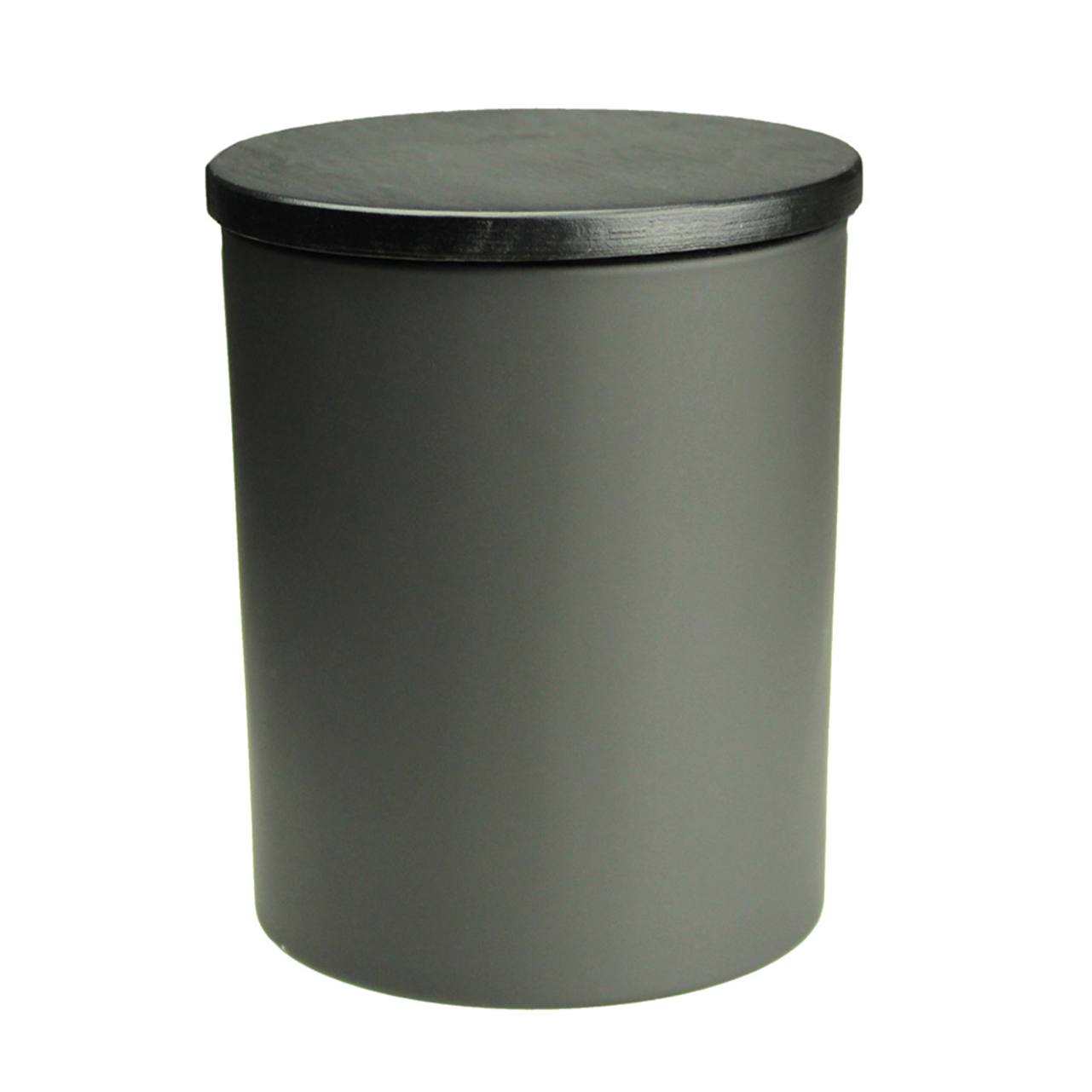 Matte Black Vessel Upgrade with Black Wood Lid