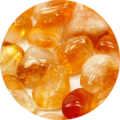 Picture of Tumbled Citrine Gemstones