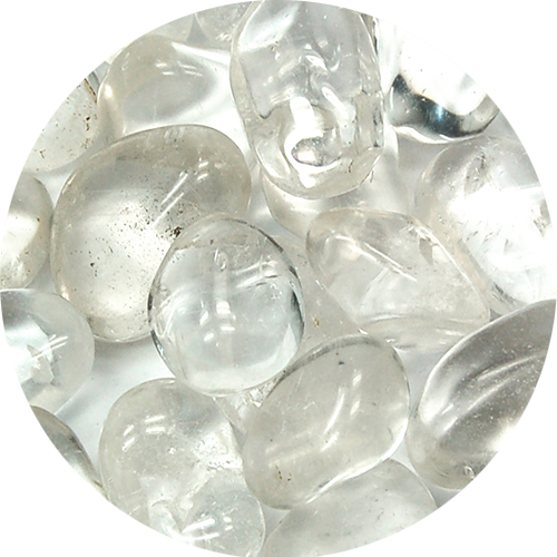 Picture of Tumbled Clear Quartz Gemstones
