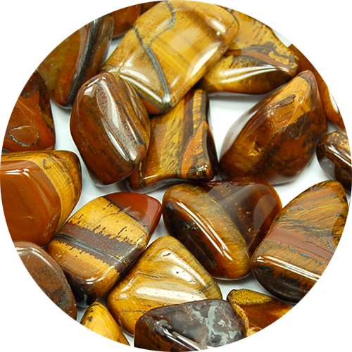 Picture of Tigers Eye Tumbled Gemstones