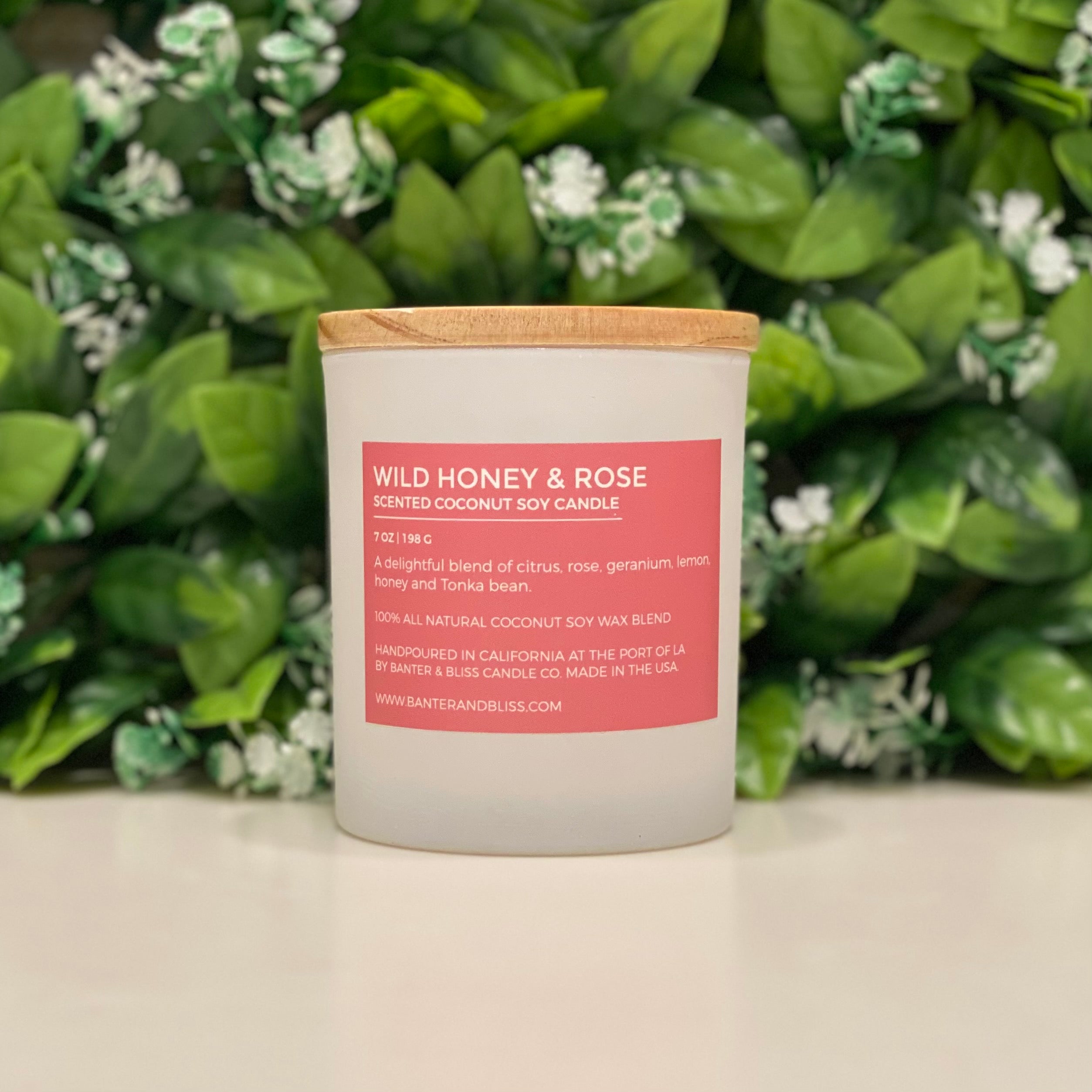 Wild Honey & Rose Scented Candle (7 oz. | 198 g)