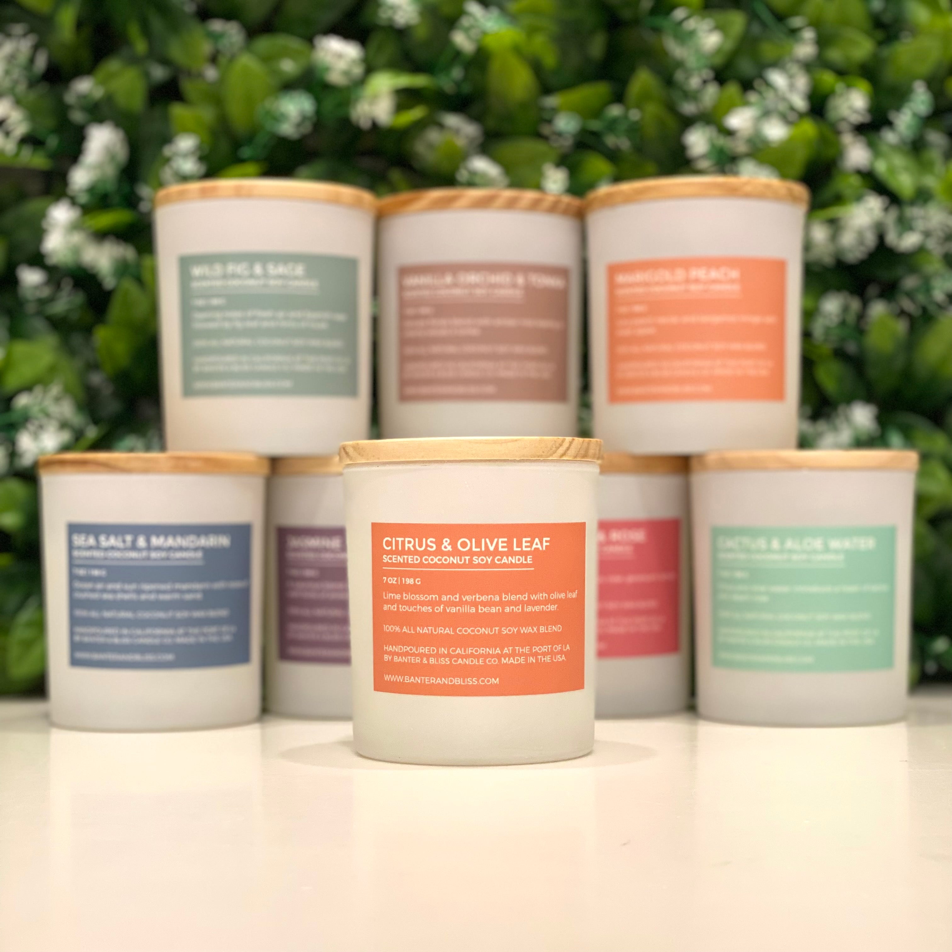 Citrus & Olive Leaf Scented Candle (7 oz. | 198 g)