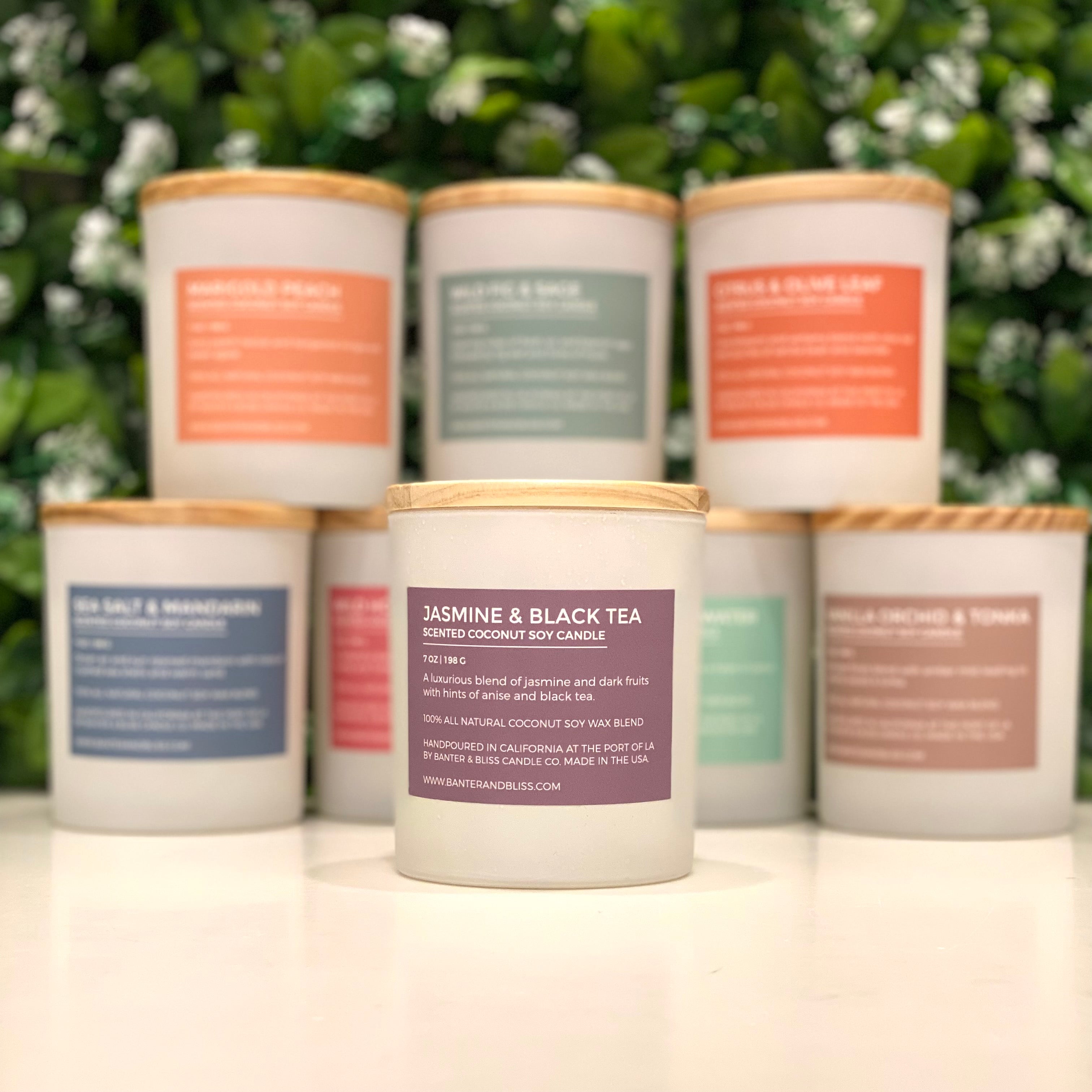 Jasmine & Black Tea Scented Candle (7 oz. | 198 g)