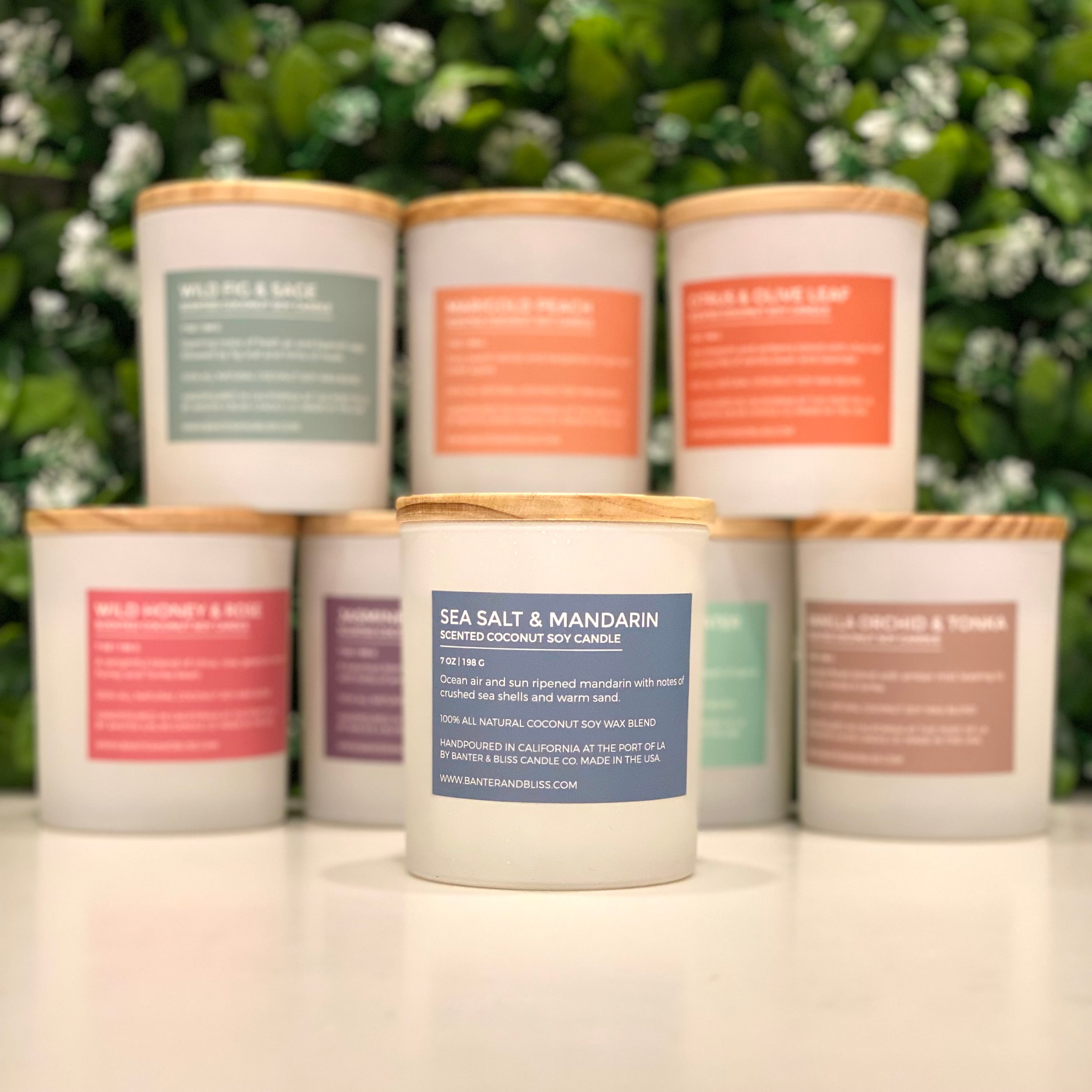 Sea Salt & Mandarin Scented Candle (7 oz. | 198 g)