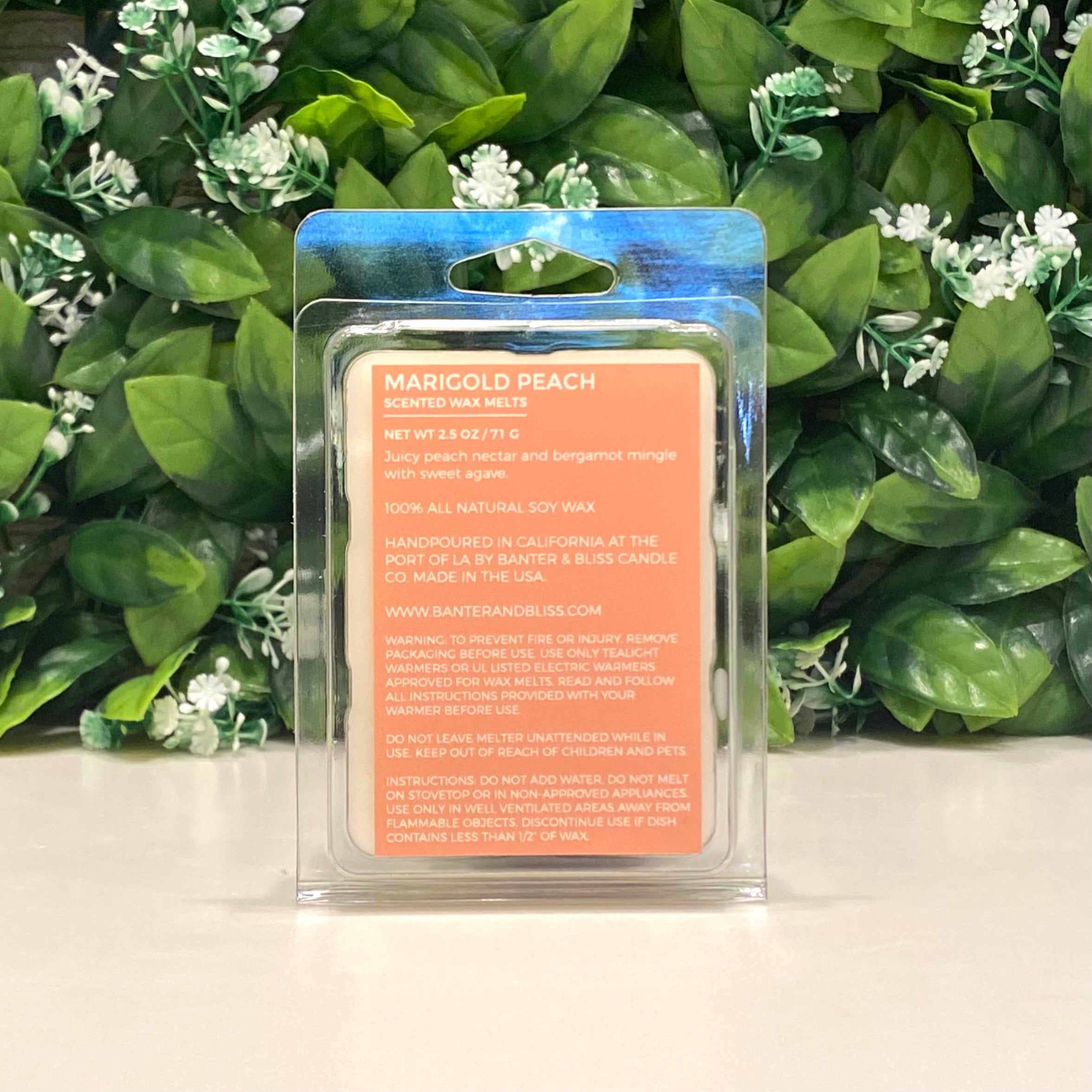 Marigold Peach Soy Wax Melts (2.5 oz. | 71 g)