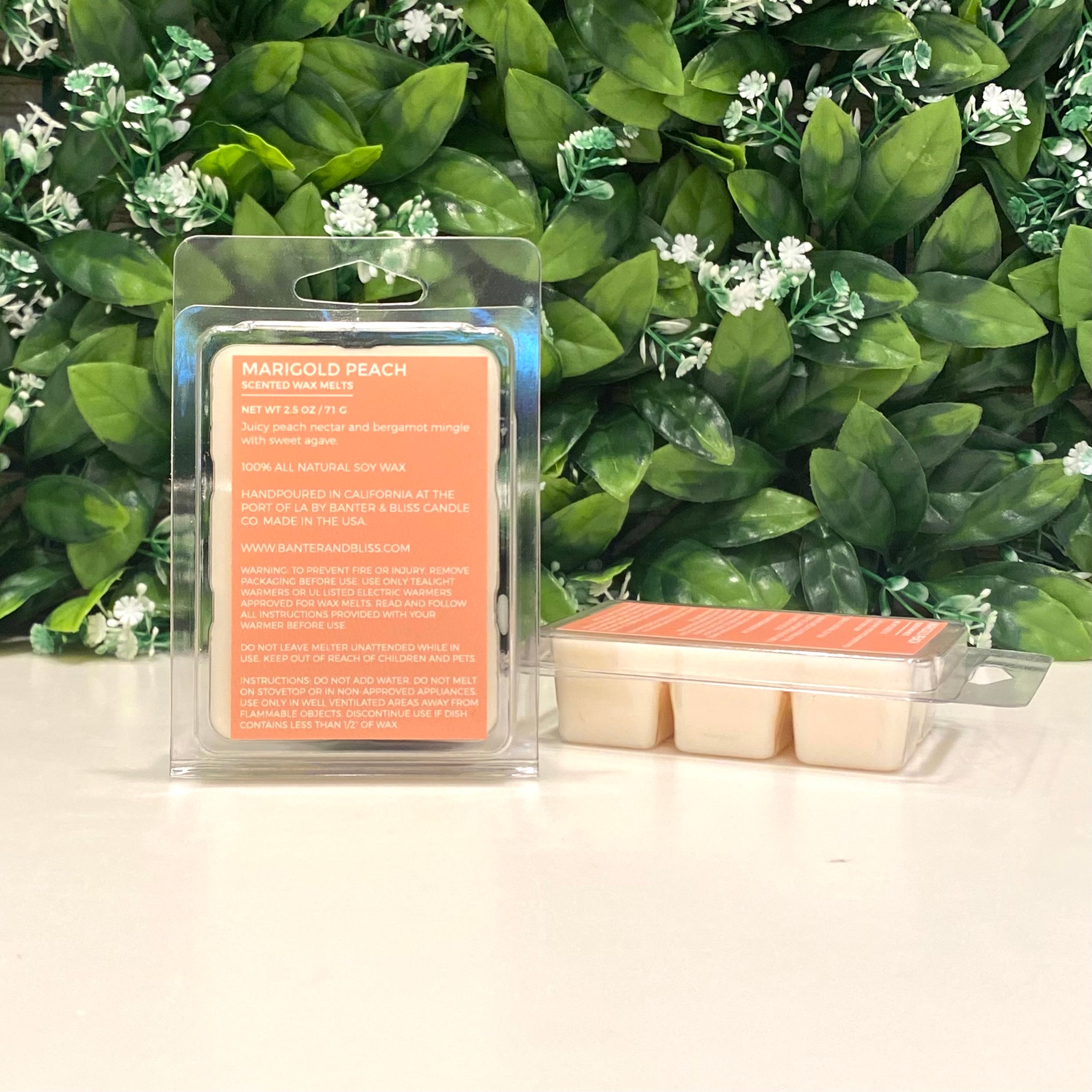 Marigold Peach Soy Wax Melts (2.5 oz. | 71 g)