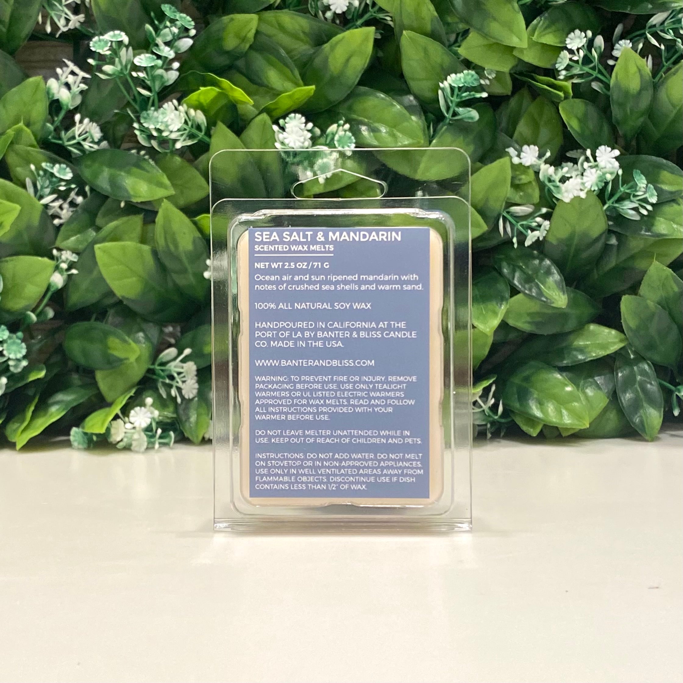 Sea Salt & Mandarin Soy Wax Melts (2.5 oz. | 71 g)