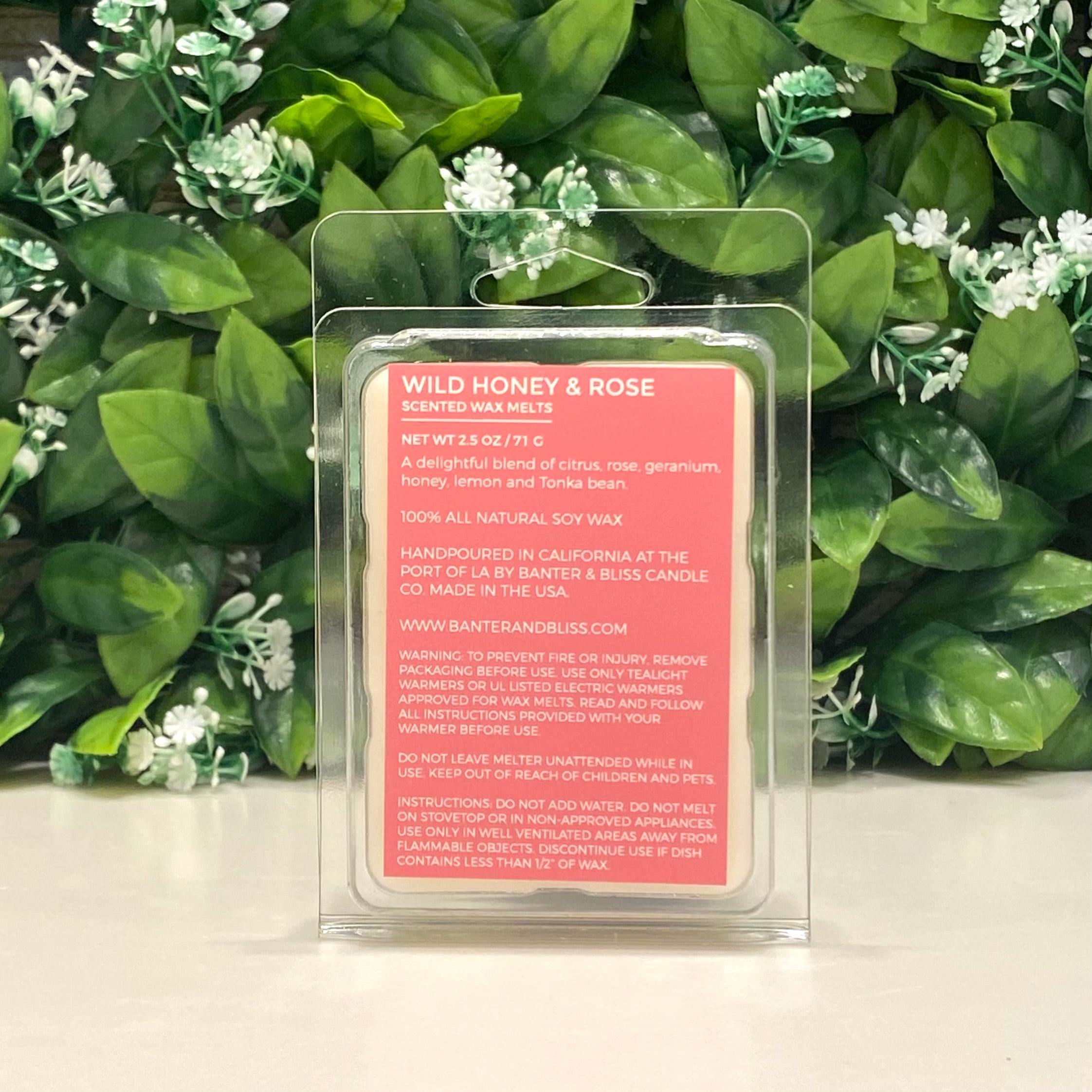 Wild Honey & Rose Soy Wax Melts (2.5 oz. | 71 g)
