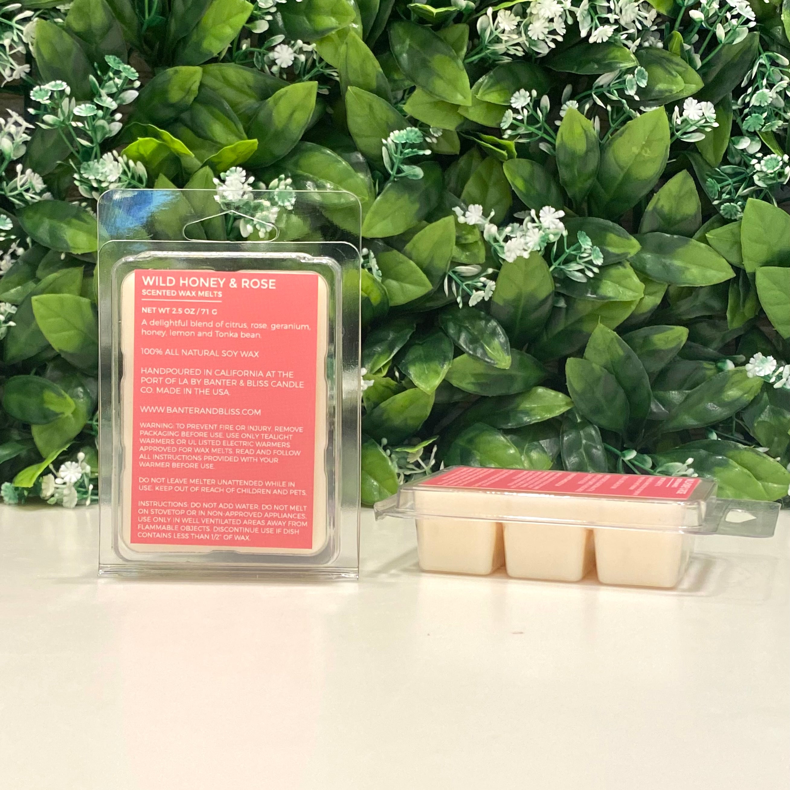 Wild Honey & Rose Soy Wax Melts (2.5 oz. | 71 g)