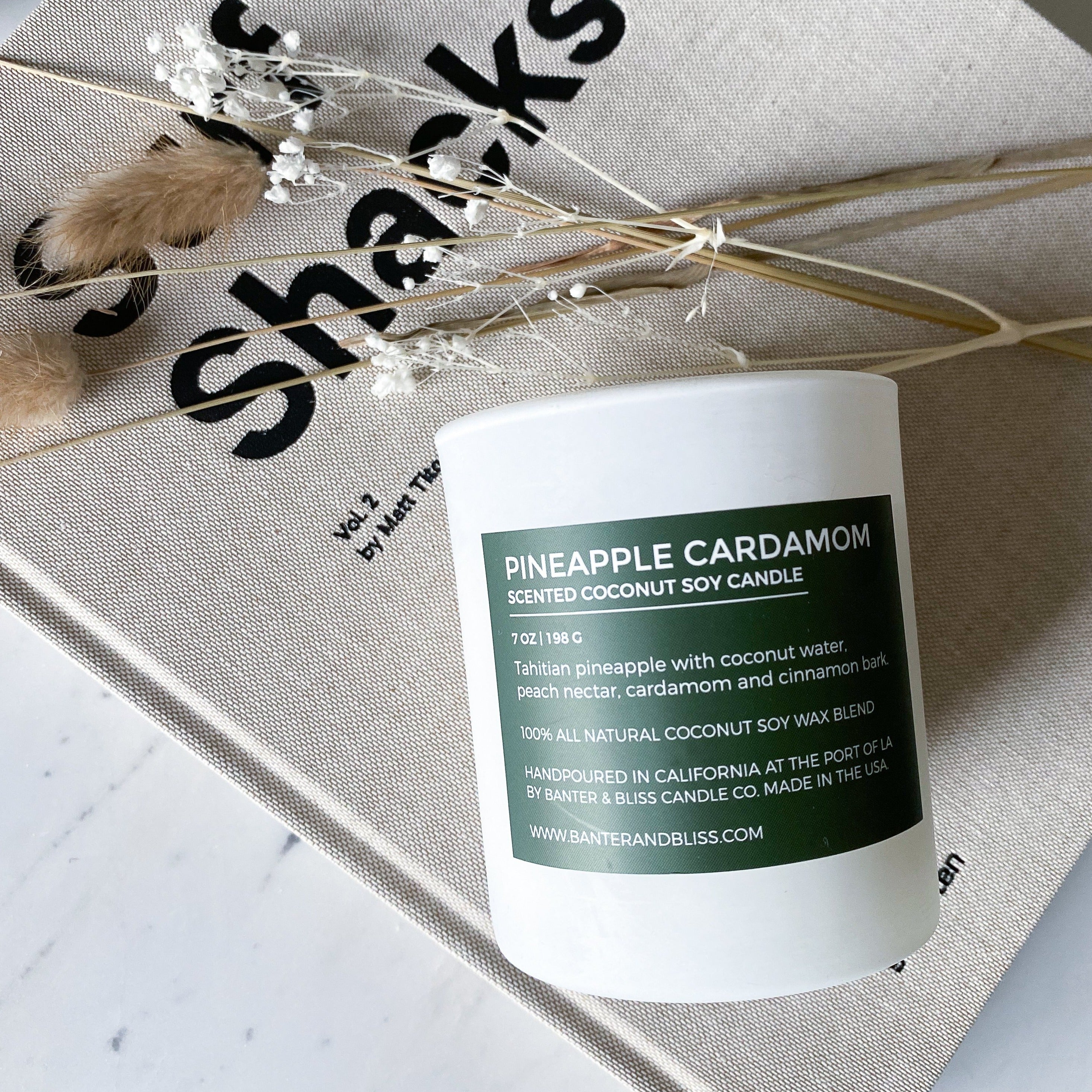 Pineapple Cardamom Scented Candle (7 oz. | 198 g)