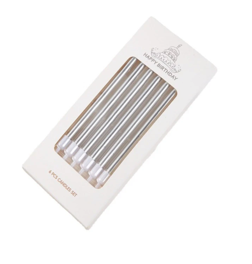 Tall Birthday Candles (6 Candles per Pack)