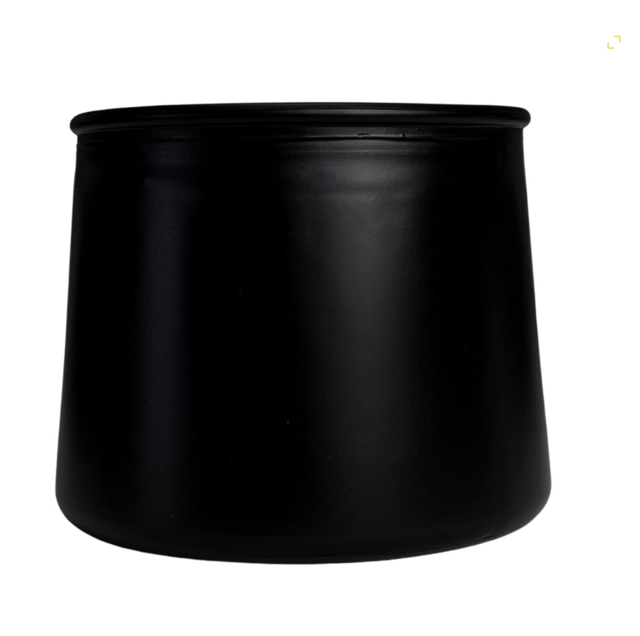 Tapered Matte Black 10.5 oz. Upgrade Jar