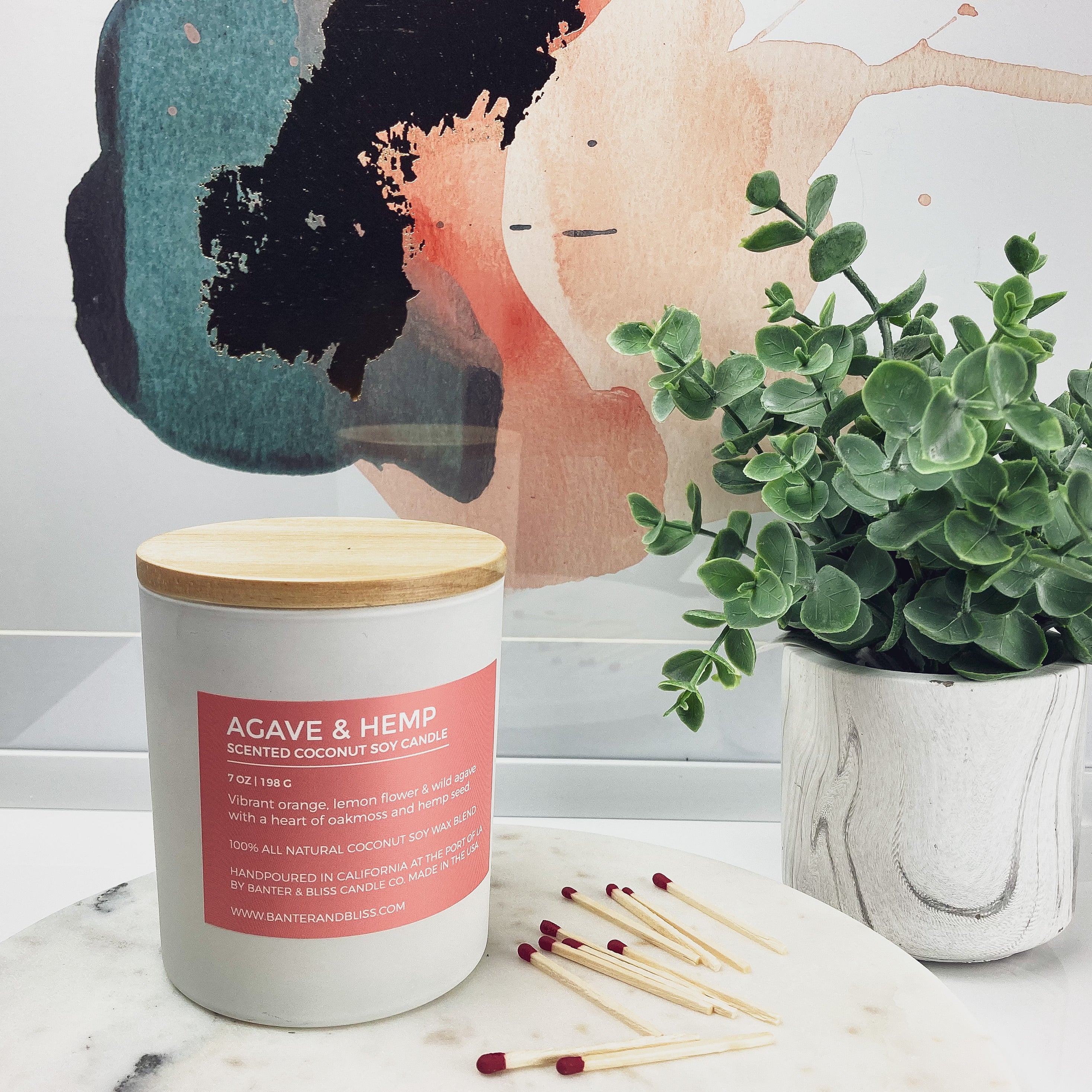 Agave & Hemp Scented Candle (7 oz. | 198 g)