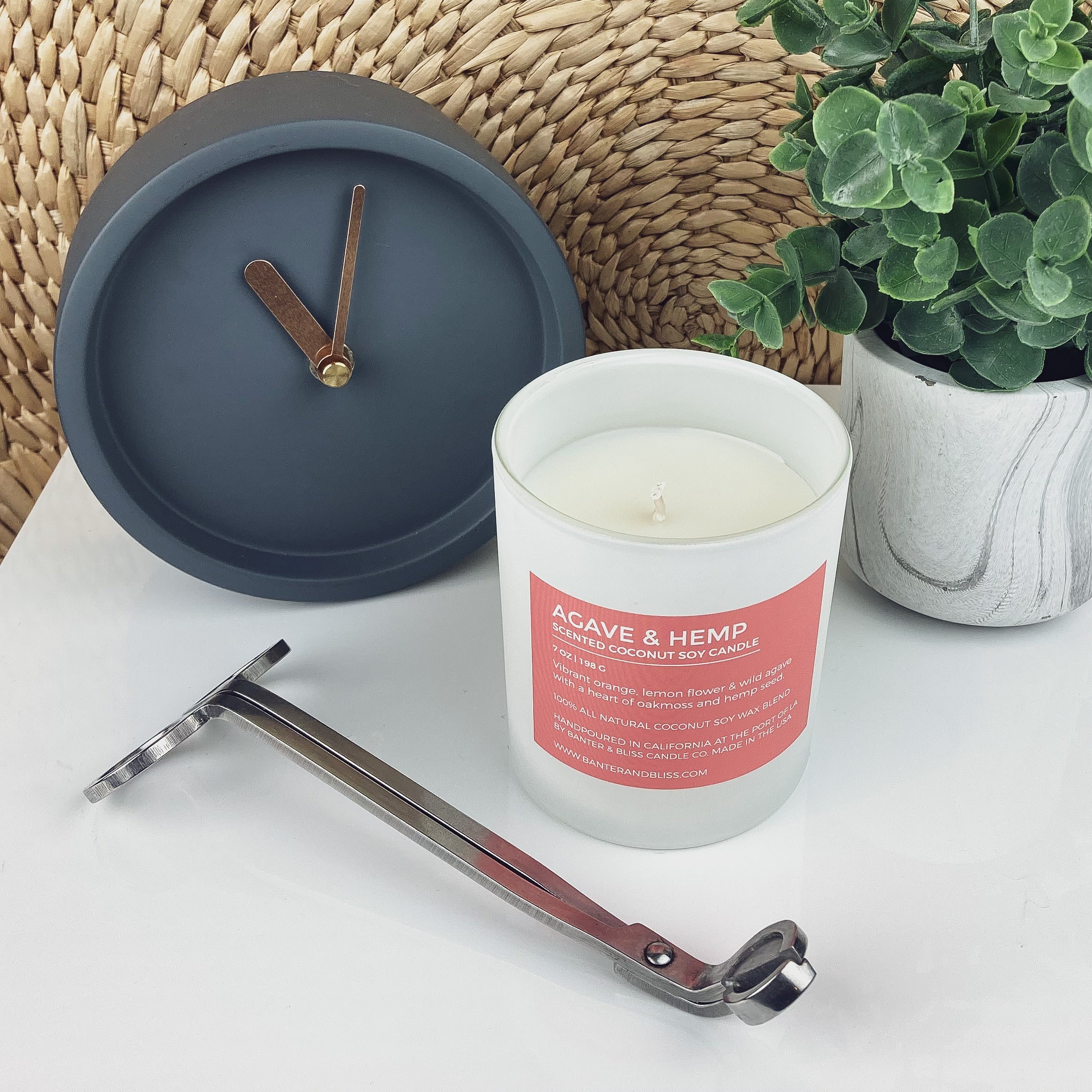Agave & Hemp Scented Candle (7 oz. | 198 g)