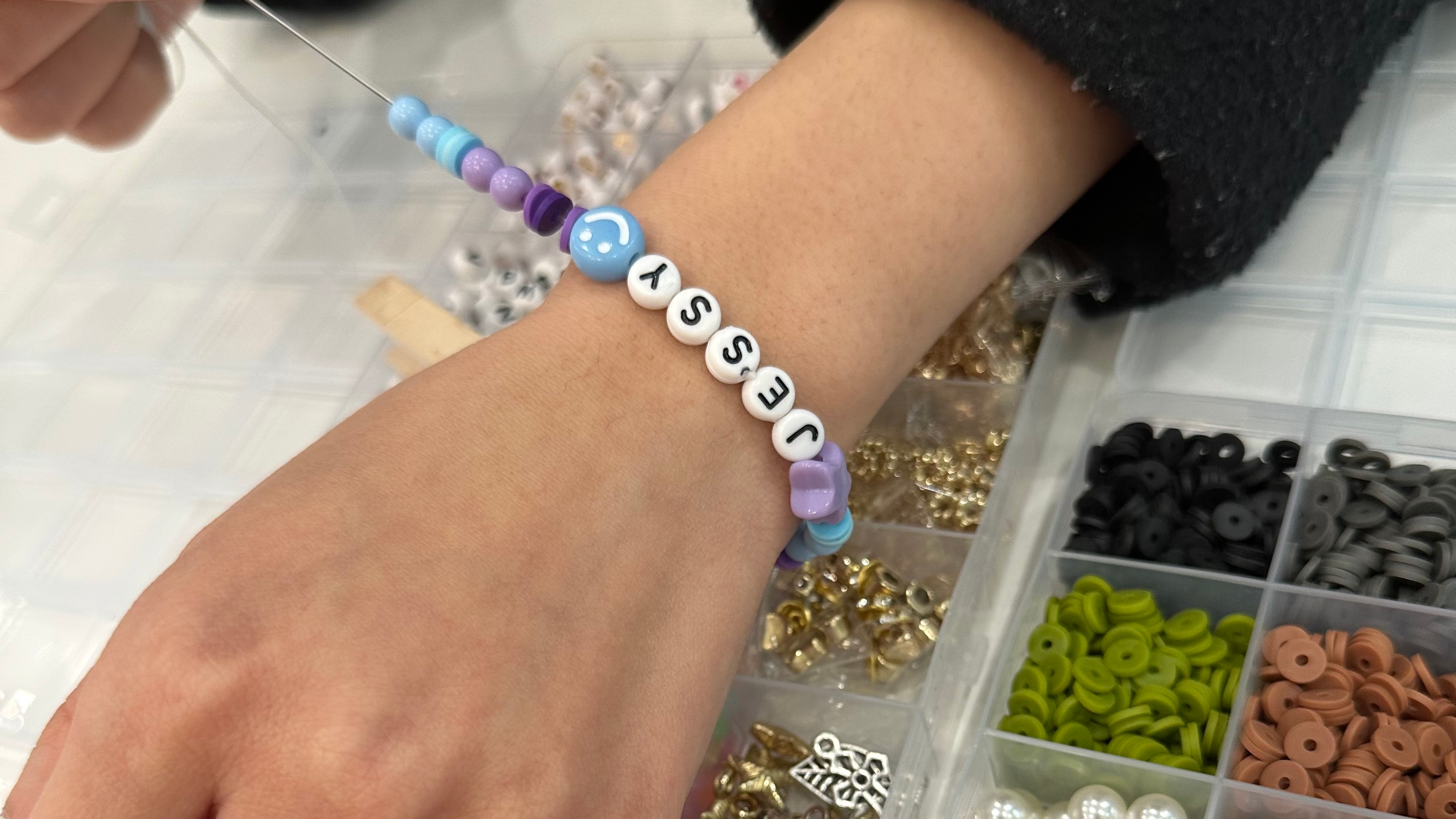 DIY Beaded Bracelets at Banter & Bliss