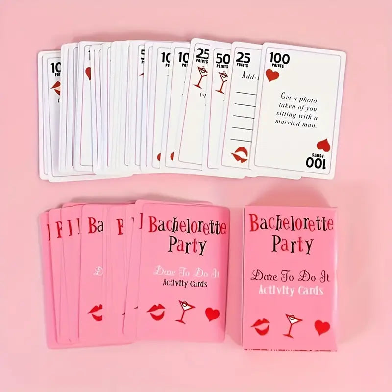 Bachelorette Party Dare To Do It Activity Cards 52 Cards | Banter ...