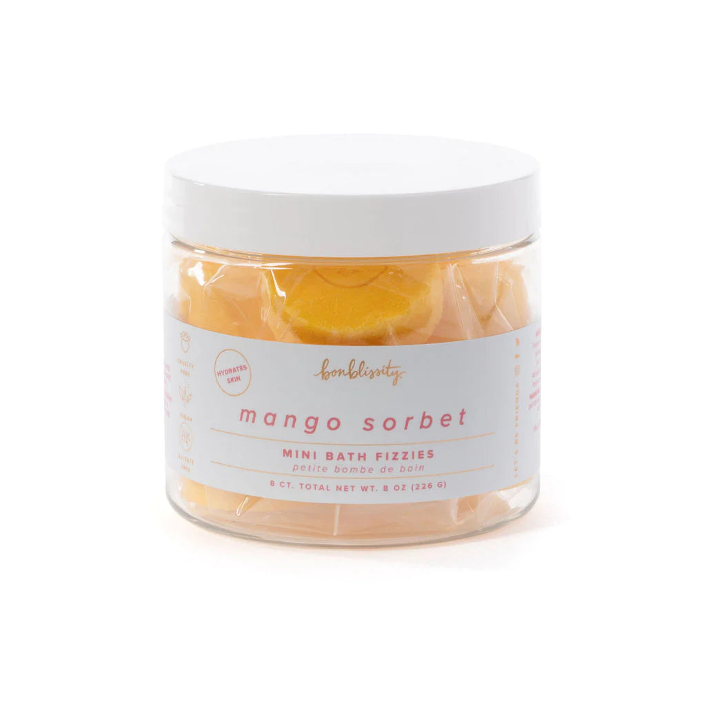 Bonblissity Mango Sorbet Bath Fizzies