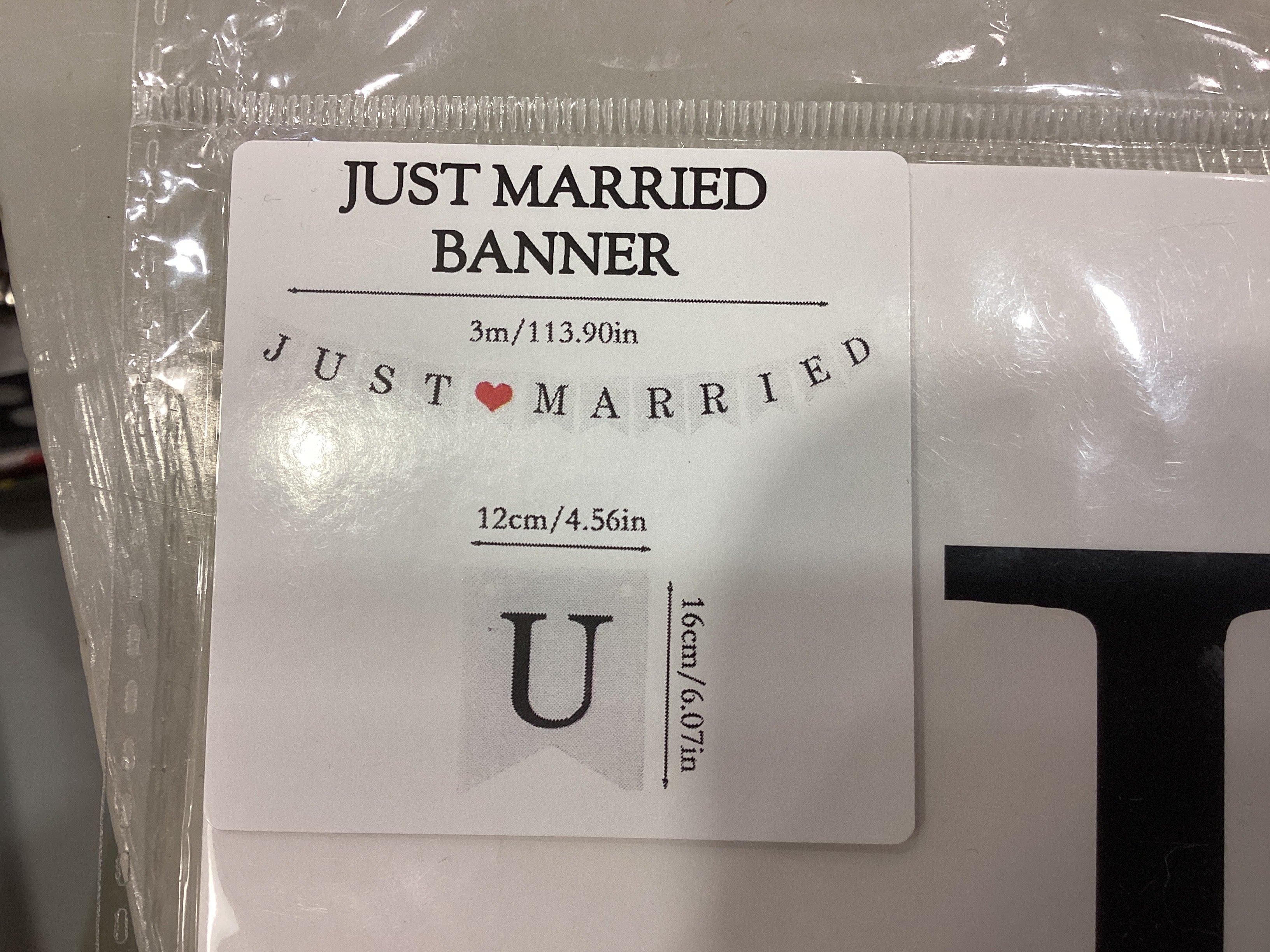 FLAG Just Married Banner