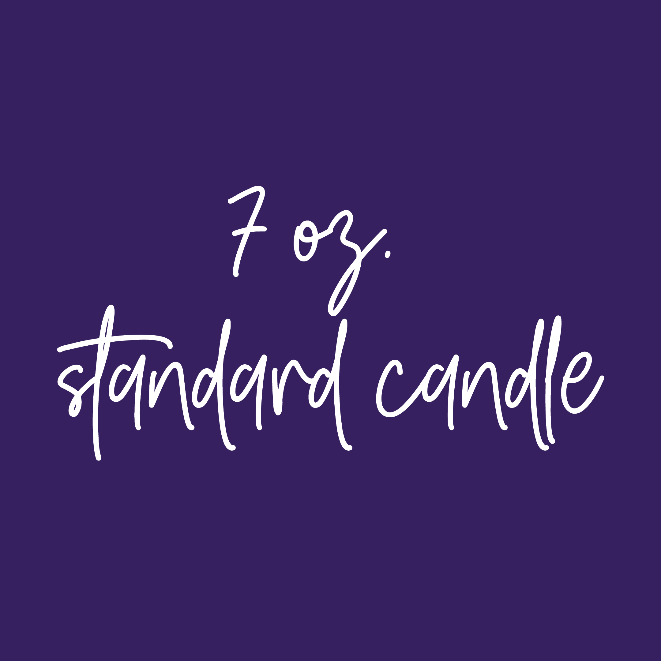 7 oz. Standard Candle Reorder