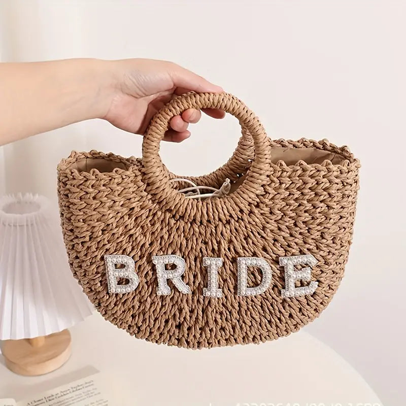 Beaded Bride Tote Bag