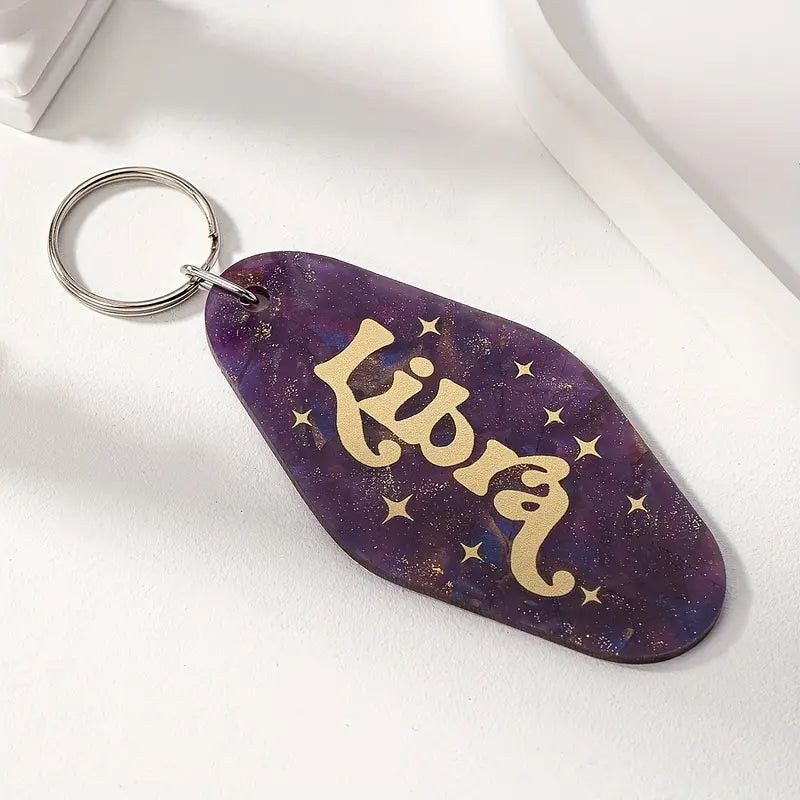 Zodiac Motel Keychains Libra