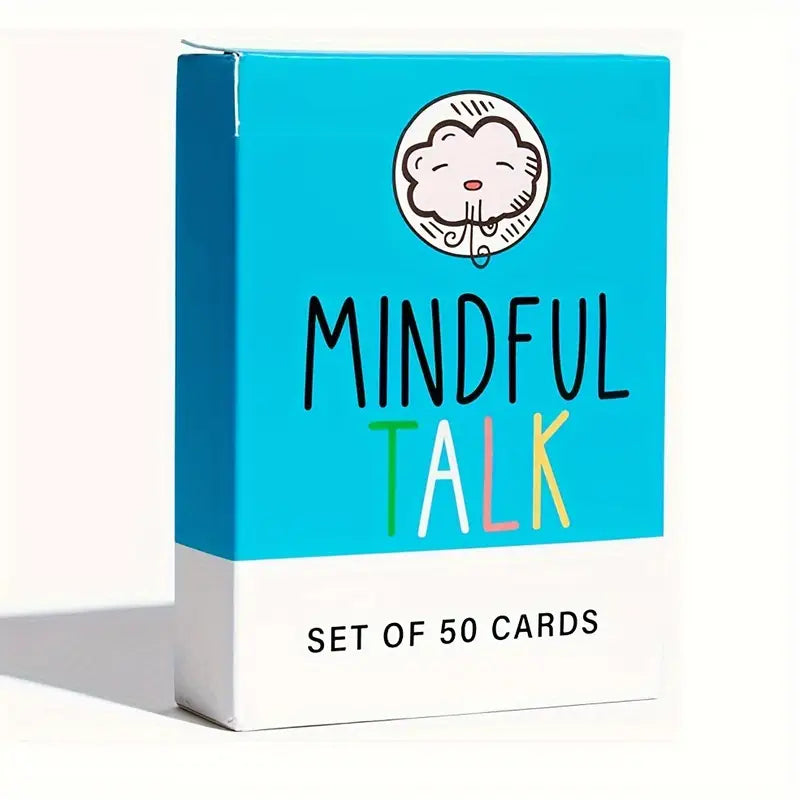 50-Card Mindful Talk Card Deck - Mindfulness & Meditation