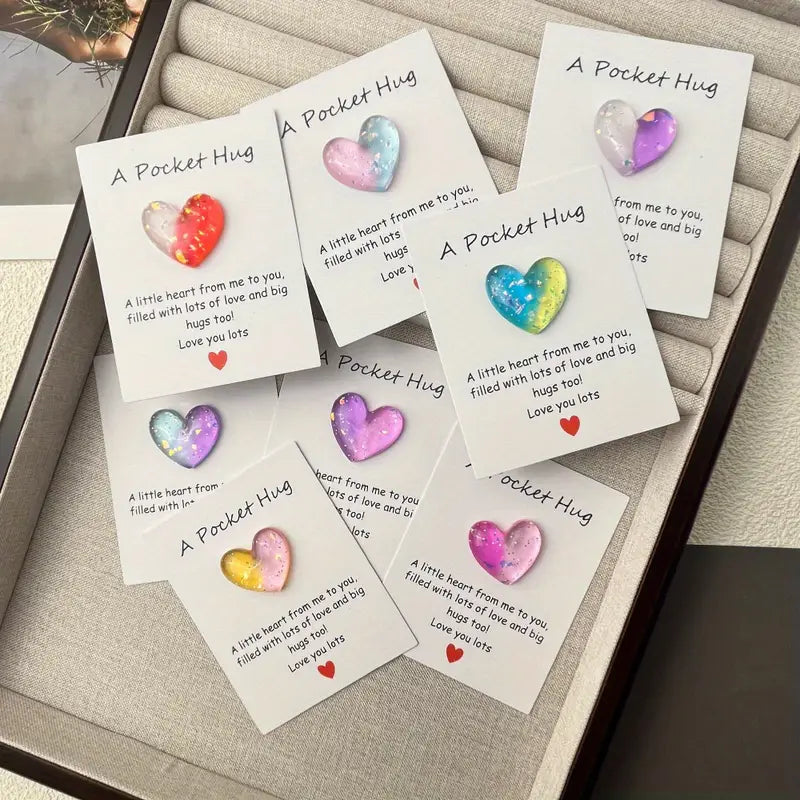 A Selection of Pocket Hug Cards