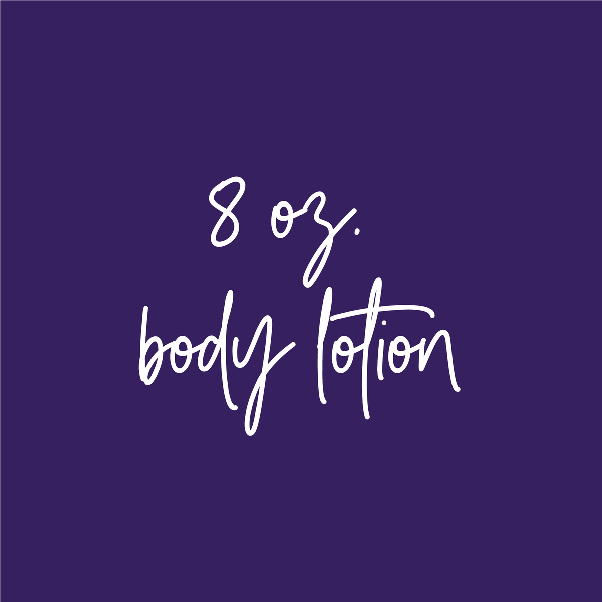 8 oz. Scented Hand Lotion Reorder