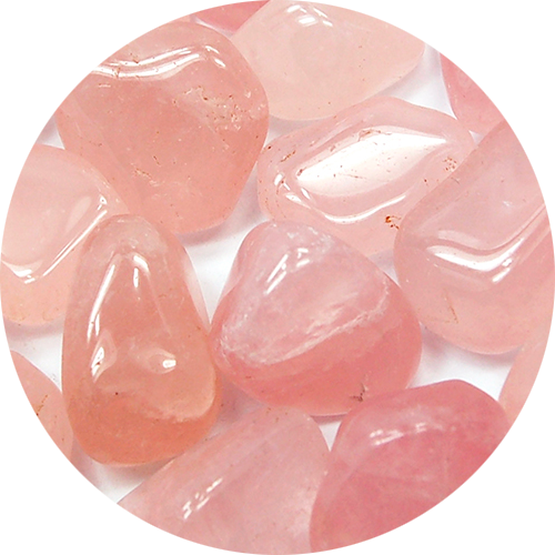 Picture of Tumbled Rose Quartz Gemstones