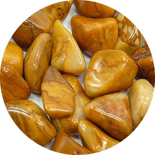 Picture of Tumbled Yellow Jasper Gemstones