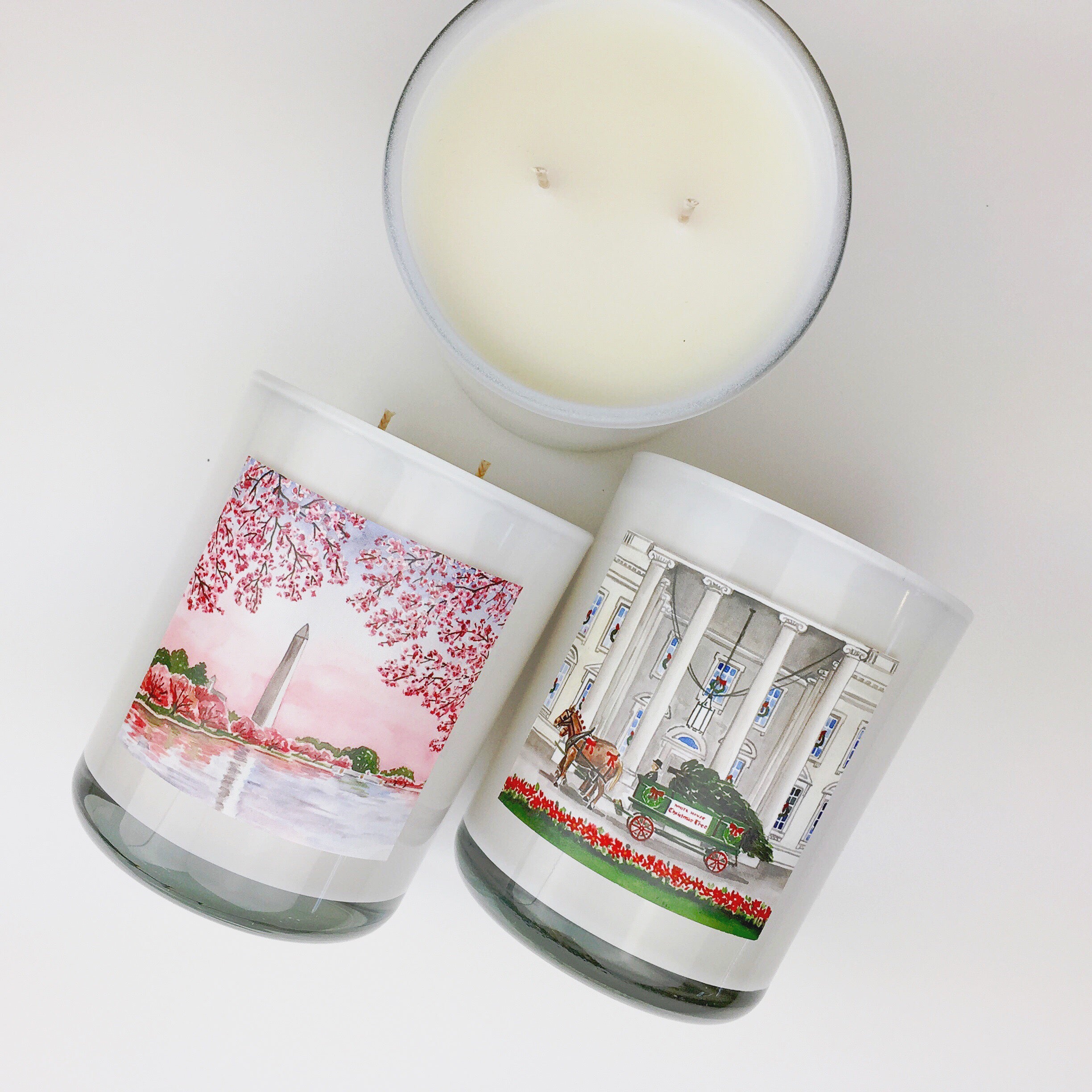CHERRY BLOSSOM FESTIVAL. Japanese Cherry Blossom Coconut Wax Blend Candle.