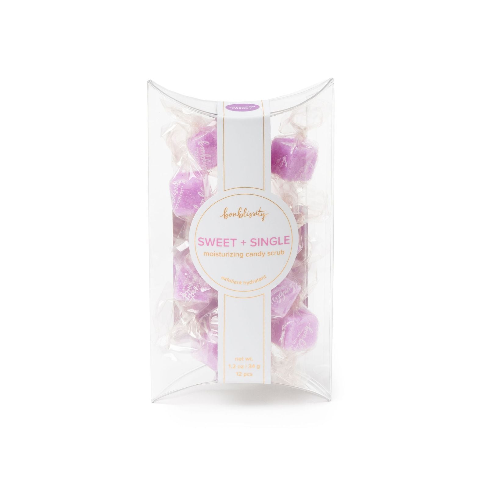Lavender Luxury. Mini-Me Pack: Sweet+Single Candy Scrub by Bonblissity