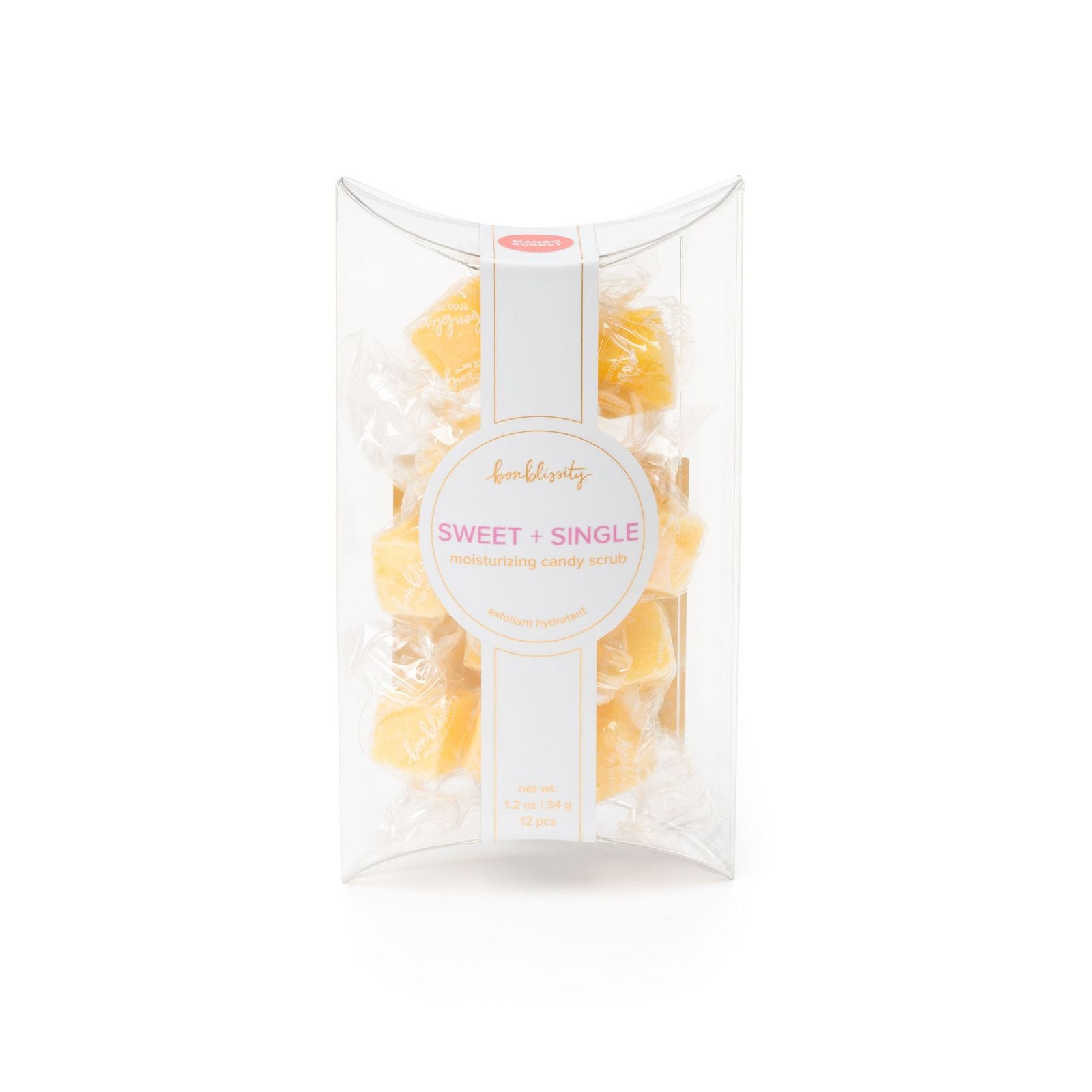 Mango Sorbet. Mini-Me Pack: Sweet+Single Candy Scrub by Bonblissity