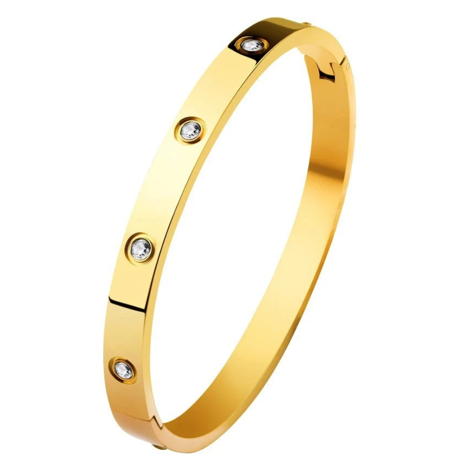 Crystal Luxury Inspired Gold Women's Bracelet