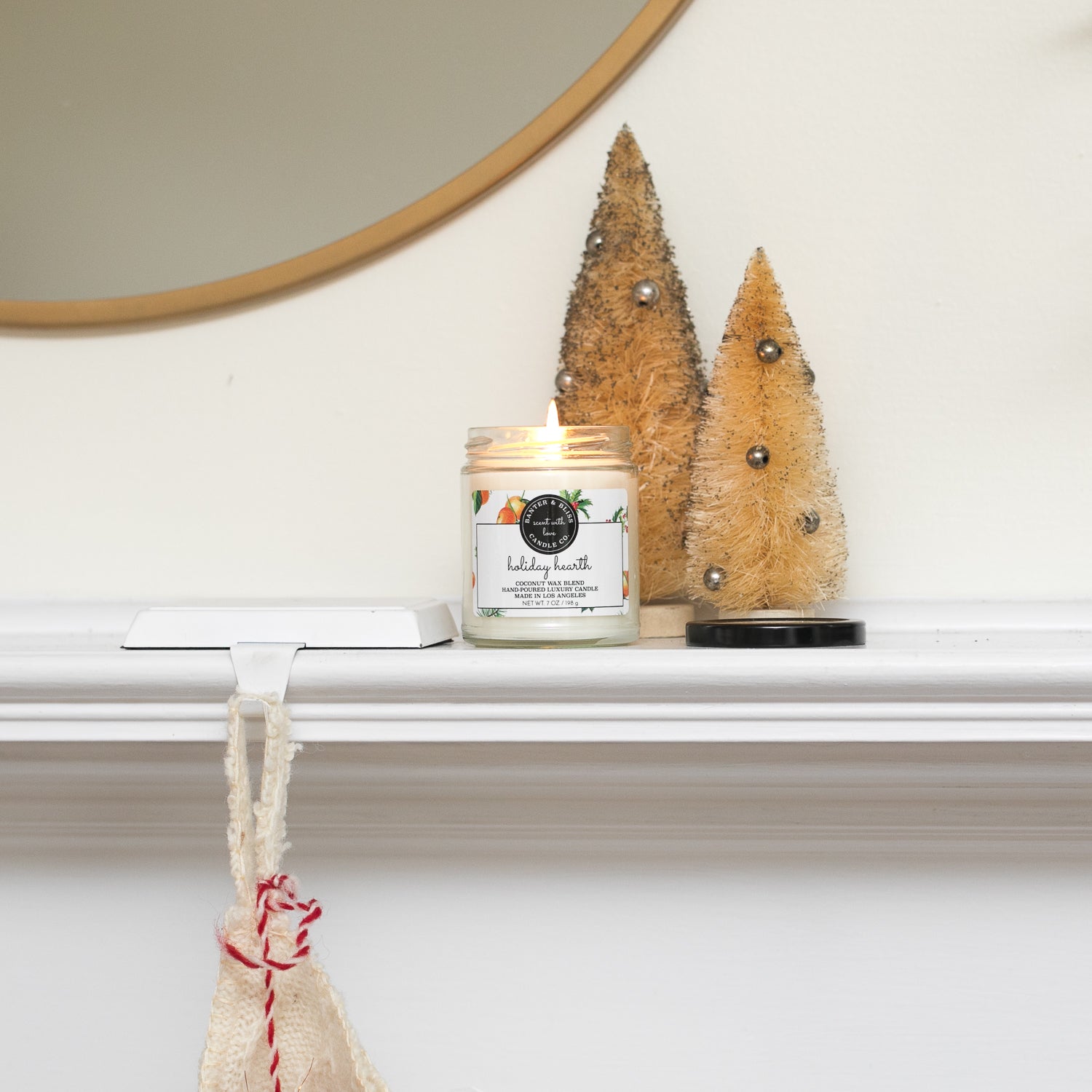 Holiday Hearth Premium Coconut Wax Candle